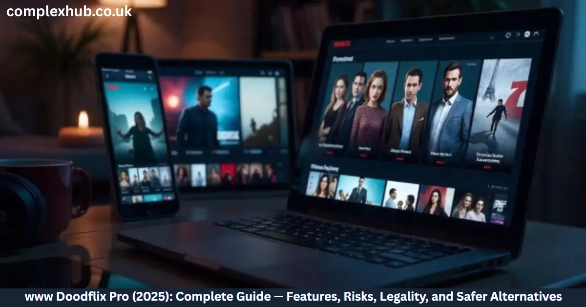 www Doodflix Pro (2025): Complete Guide — Features, Risks, Legality, and Safer Alternatives